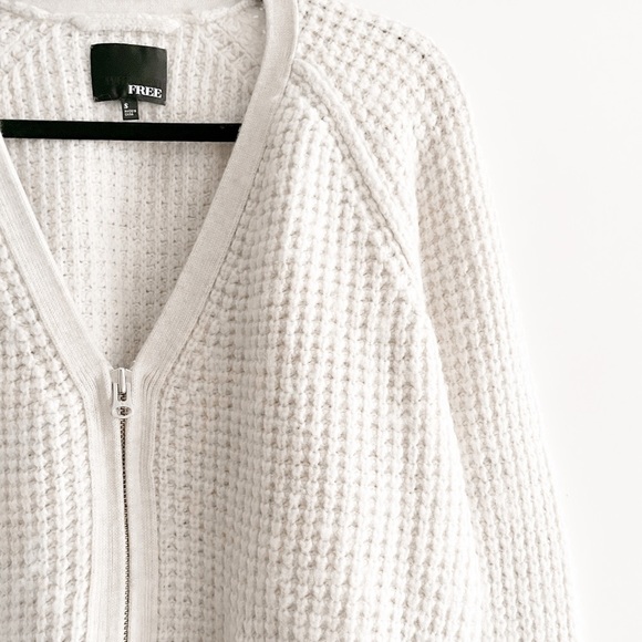 WILFRED Waffle Knit Wool Cardigan - Picture 2 of 8